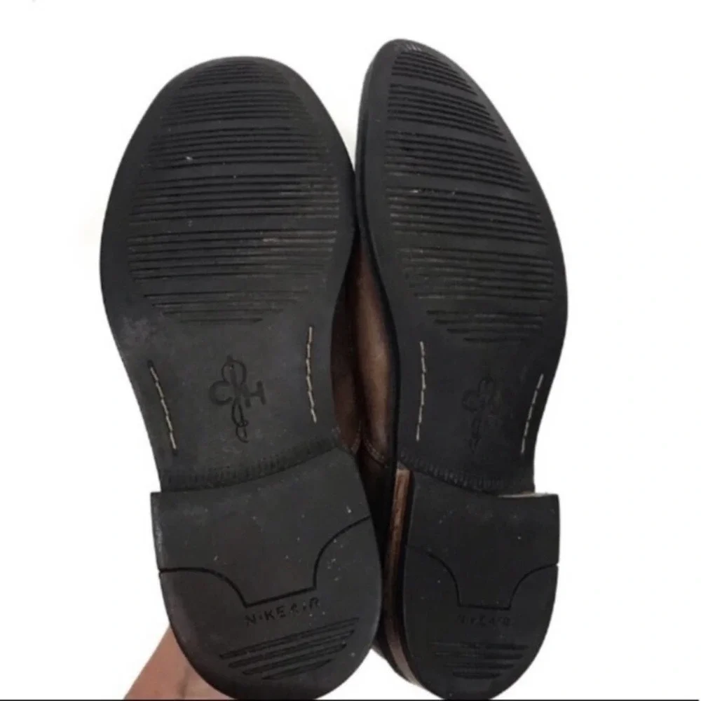 Cole Haan Brown Leather Slip-On Loafers